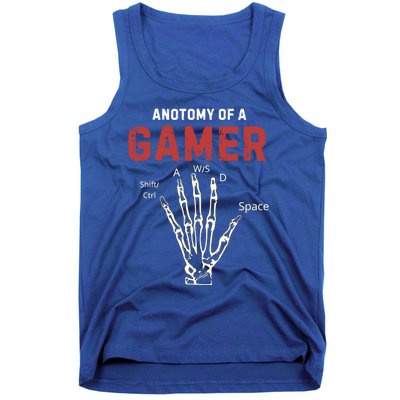 Anatomy Of A Gamer Funny Gaming Gift For Game Lovers Meaningful Gift Tank Top