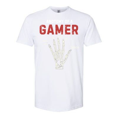 Anatomy Of A Gamer Funny Gaming Gift For Game Lovers Meaningful Gift Softstyle CVC T-Shirt