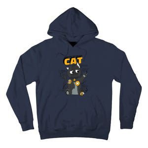 Anatomy Of A Black Cat Shirt, Funny Cats For Girls Tall Hoodie