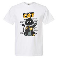 Anatomy Of A Black Cat Shirt, Funny Cats For Girls Garment-Dyed Heavyweight T-Shirt