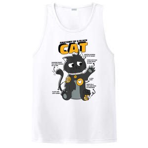 Anatomy Of A Black Cat Shirt, Funny Cats For Girls PosiCharge Competitor Tank