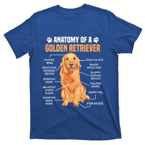 Anatomy Of A Golden Retriever Funny Dog Lovers Gift T-Shirt