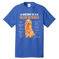 Anatomy Of A Golden Retriever Funny Dog Lovers Gift Tall T-Shirt