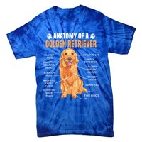 Anatomy Of A Golden Retriever Funny Dog Lovers Gift Tie-Dye T-Shirt