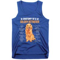 Anatomy Of A Golden Retriever Funny Dog Lovers Gift Tank Top