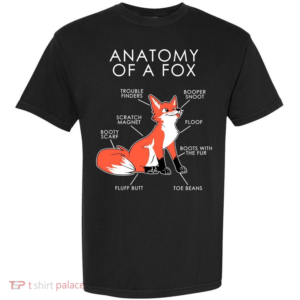 Anatomy Of A Fox Garment-Dyed Heavyweight T-Shirt