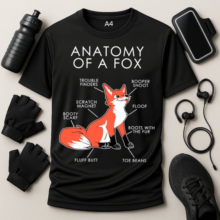 Anatomy Of A Fox Cooling Performance Crew T-Shirt