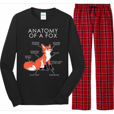 Anatomy Of A Fox Long Sleeve Pajama Set