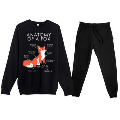 Anatomy Of A Fox Premium Crewneck Sweatsuit Set