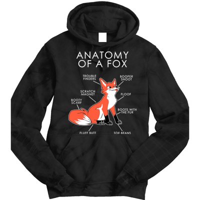 Anatomy Of A Fox Tie Dye Hoodie
