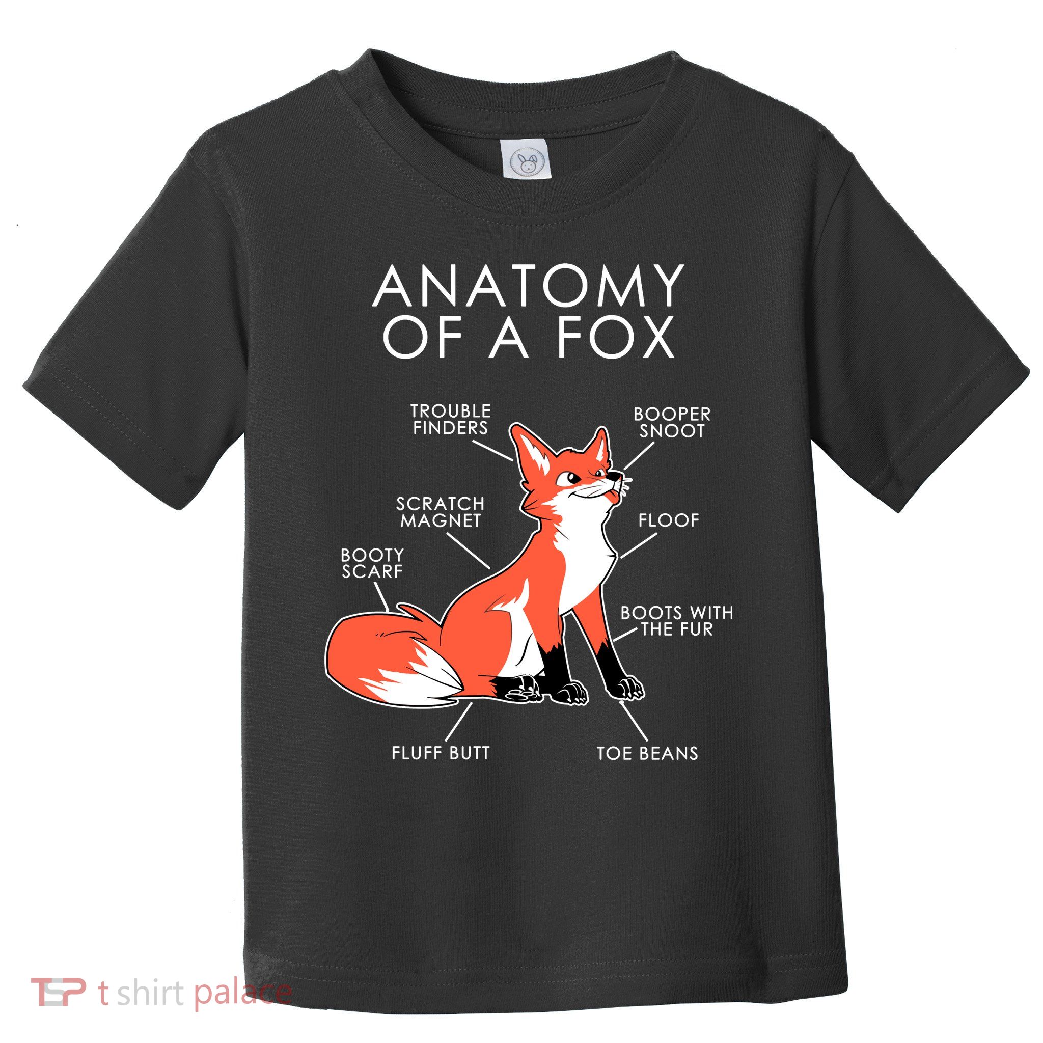 Anatomy Of A Fox Toddler T-Shirt