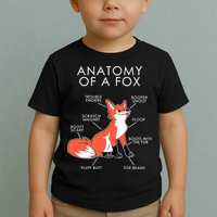 Anatomy Of A Fox Toddler T-Shirt