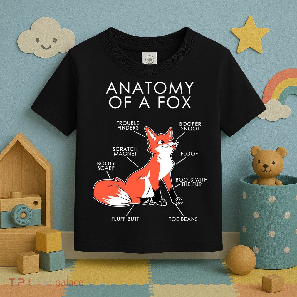 Anatomy Of A Fox Toddler T-Shirt
