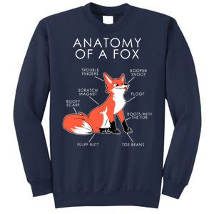 Anatomy Of A Fox Sweatshirt