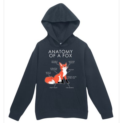 Anatomy Of A Fox Urban Pullover Hoodie