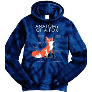 Anatomy Of A Fox Tie Dye Hoodie