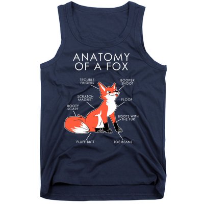 Anatomy Of A Fox Tank Top