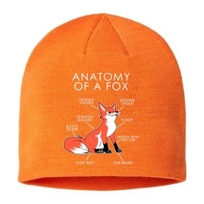 Anatomy Of A Fox Sustainable Beanie