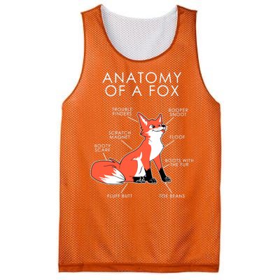 Anatomy Of A Fox Mesh Reversible Basketball Jersey Tank