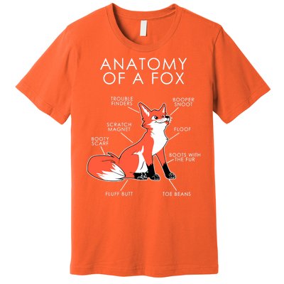 Anatomy Of A Fox Premium T-Shirt