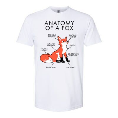 Anatomy Of A Fox Softstyle CVC T-Shirt