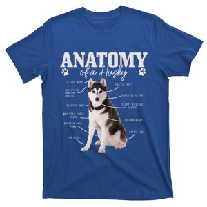 Anatomy Of A Siberian Husky Funny Cute Dog Husky Mom Dad Cute Gift T-Shirt