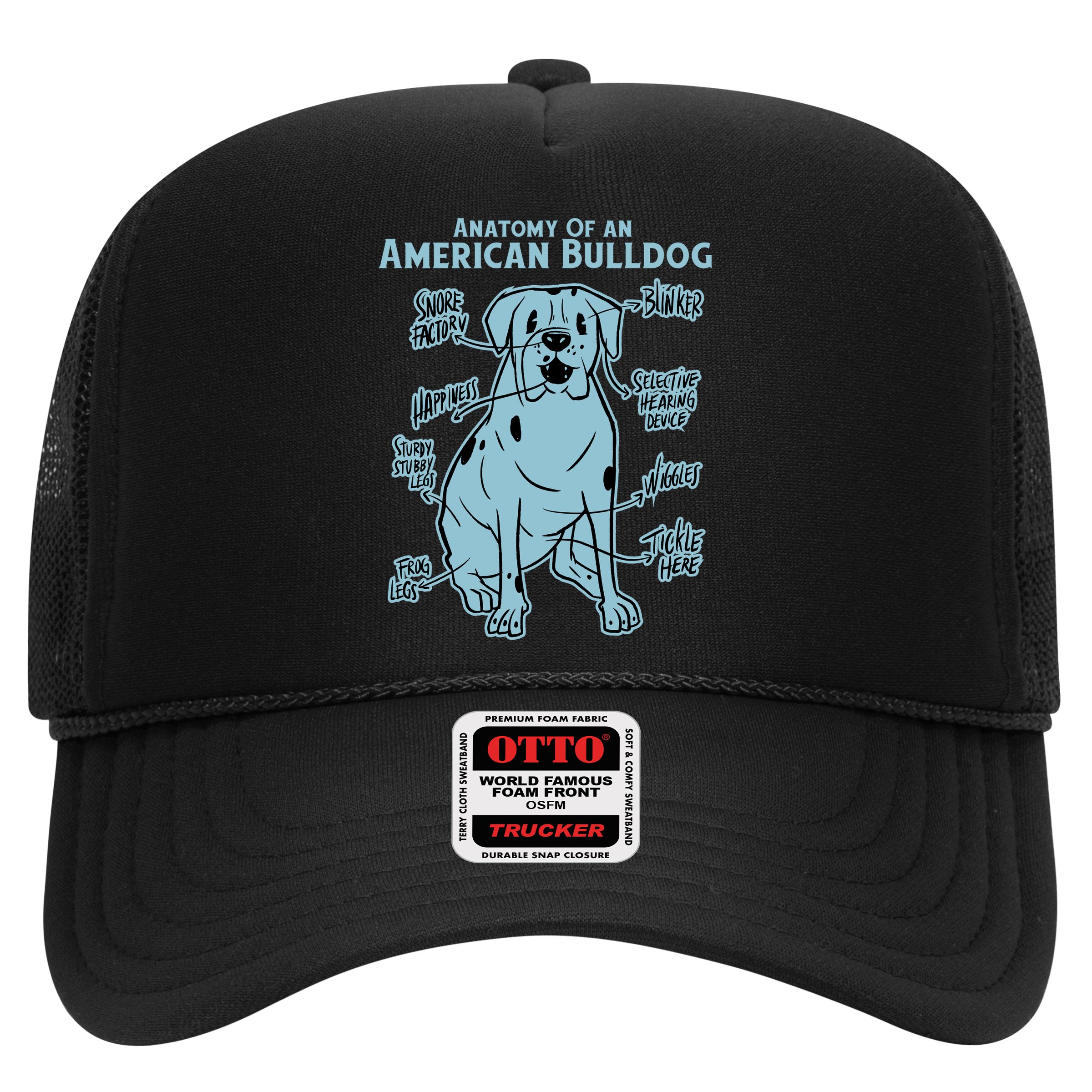 Anatomy Of An American Bulldog Hat