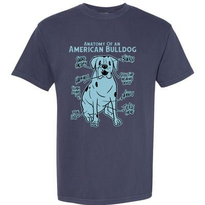 Anatomy Of An American Bulldog Garment-Dyed Heavyweight T-Shirt