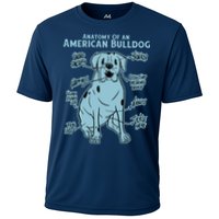 Anatomy Of An American Bulldog Cooling Performance Crew T-Shirt