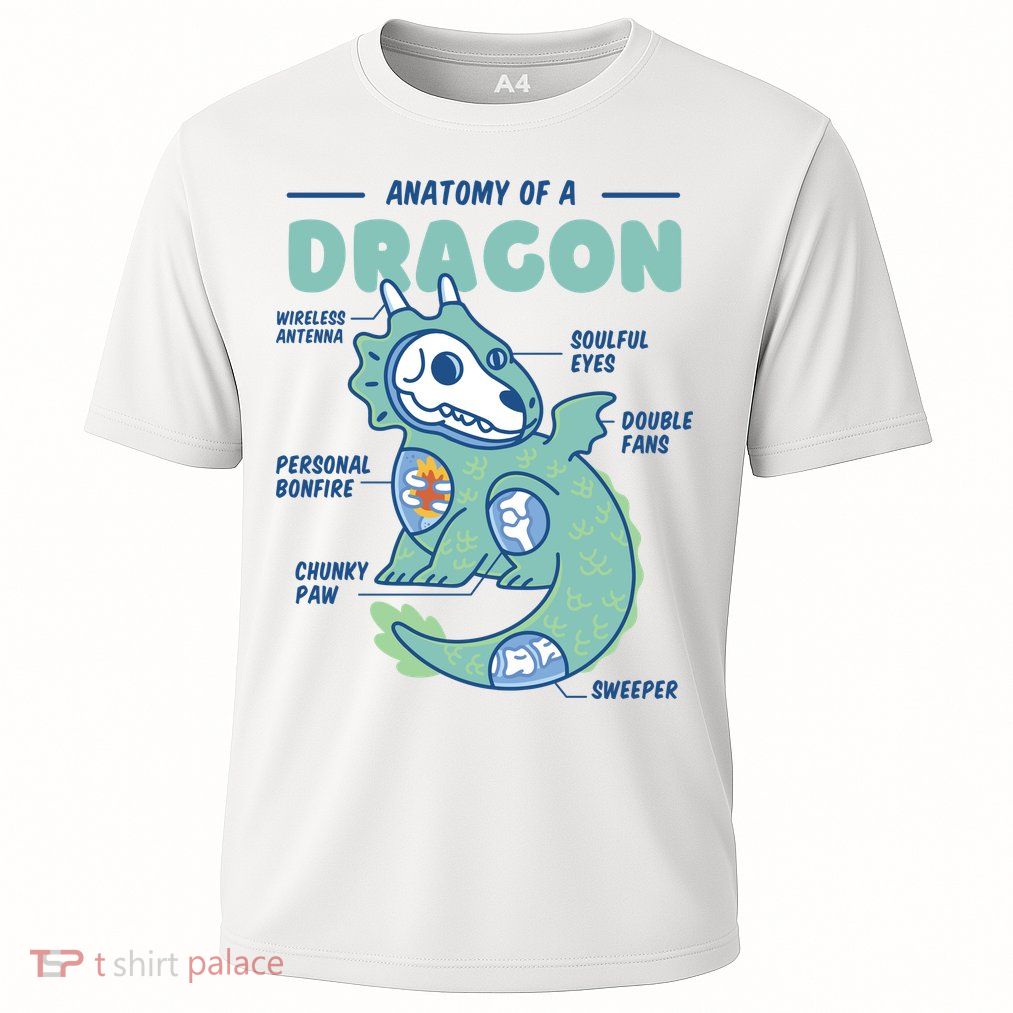 Anatomy Of A Dragon Performance Shirt