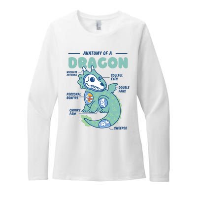 Anatomy Of A Dragon Womens CVC Long Sleeve Shirt