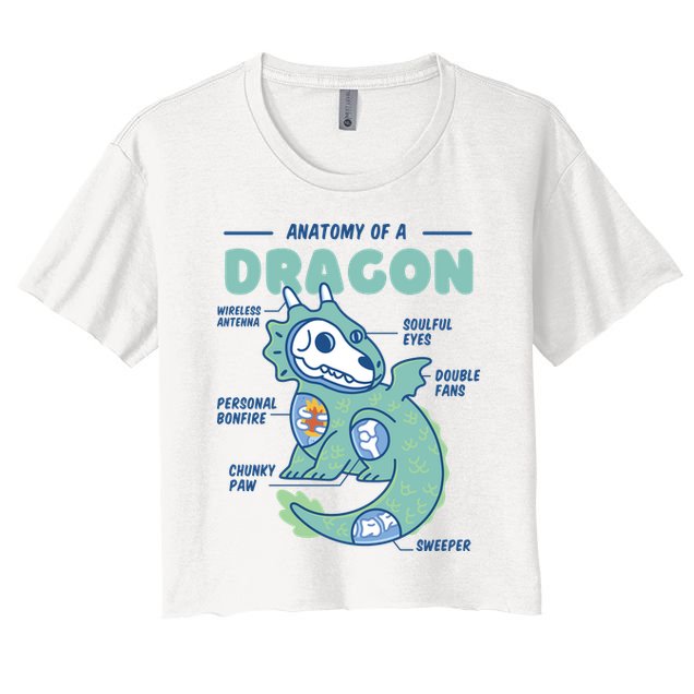 Anatomy Of A Dragon Crop Top