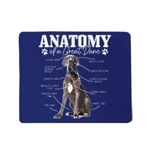 Anatomy Of A Great Dane Funny Cute Dog Mom Dad Mousepad