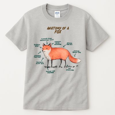 Anatomy Of A Fox Funny Cute Tall T-Shirt