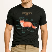 Anatomy Of A Fox Funny Cute Cooling Performance Crew T-Shirt