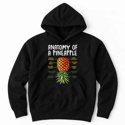 Anatomy Of A Pineapple Swinger Hoodie