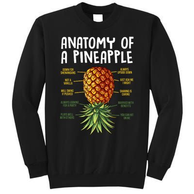 Anatomy Of A Pineapple Swinger Sweatshirt