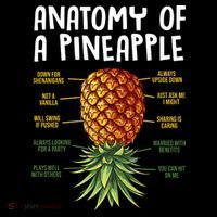 Anatomy Of A Pineapple Swinger T-Shirt