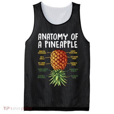 Anatomy Of A Pineapple Swinger Mesh Reversible Basketball Jersey Tank