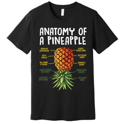 Anatomy Of A Pineapple Swinger Premium T-Shirt
