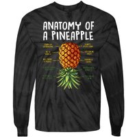 Anatomy Of A Pineapple Swinger Tie-Dye Long Sleeve Shirt