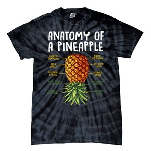 Anatomy Of A Pineapple Swinger Tie-Dye T-Shirt