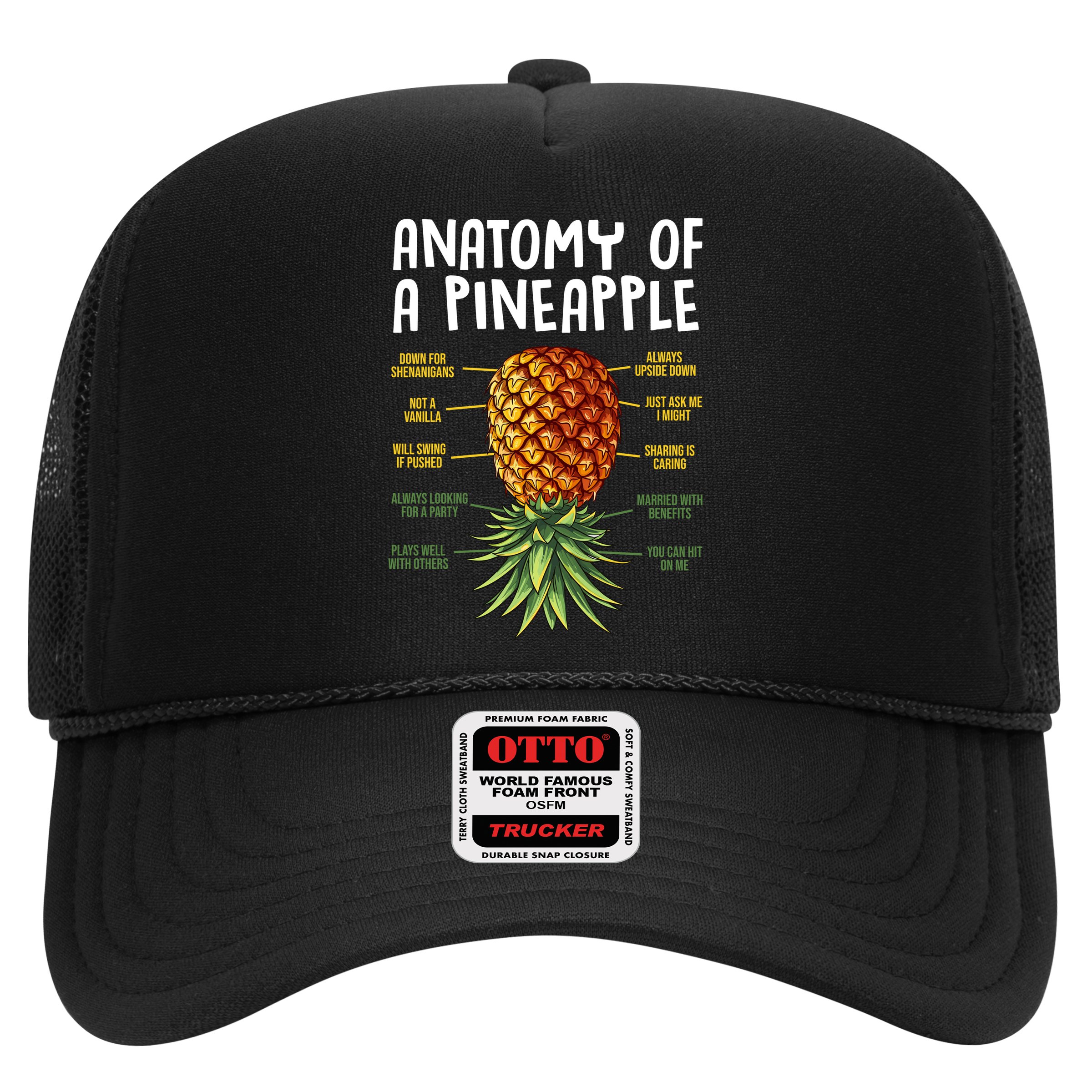 Anatomy Of A Pineapple Swinger Hat
