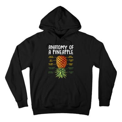 Anatomy Of A Pineapple Swinger Tall Hoodie