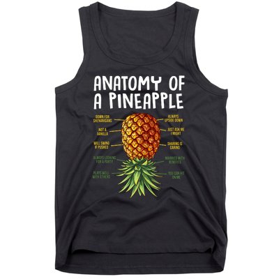 Anatomy Of A Pineapple Swinger Tank Top