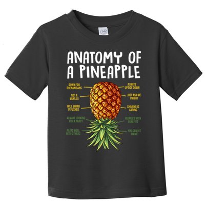 Anatomy Of A Pineapple Swinger Toddler T-Shirt