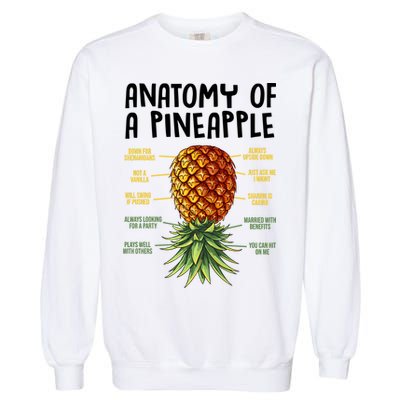 Anatomy Of A Pineapple Swinger Garment-Dyed Sweatshirt