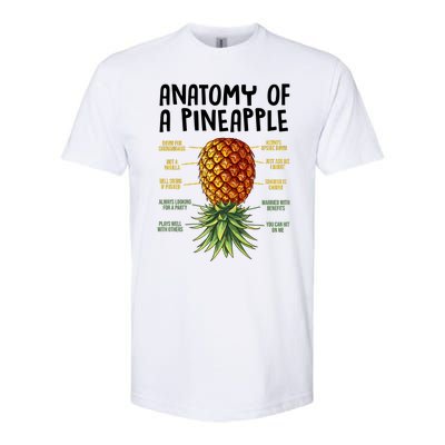 Anatomy Of A Pineapple Swinger Softstyle CVC T-Shirt