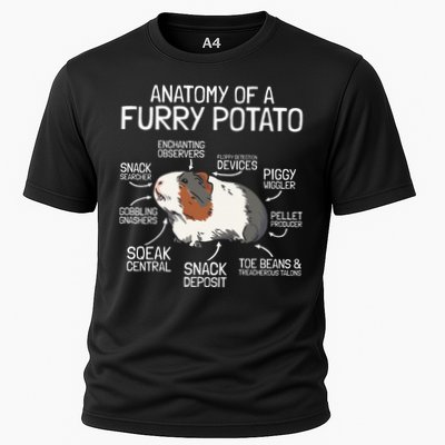 Anatomy Of A Furry Potato Guinea Pig Performance Shirt