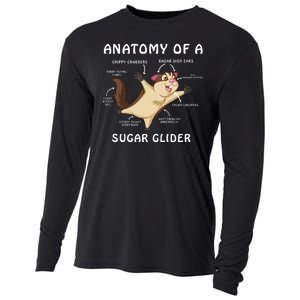 Anatomy Of A Sugar Glider Cooling Performance Long Sleeve Crew